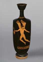 Attic Red-Figure Lekythos Showing Eros, c.480 BC